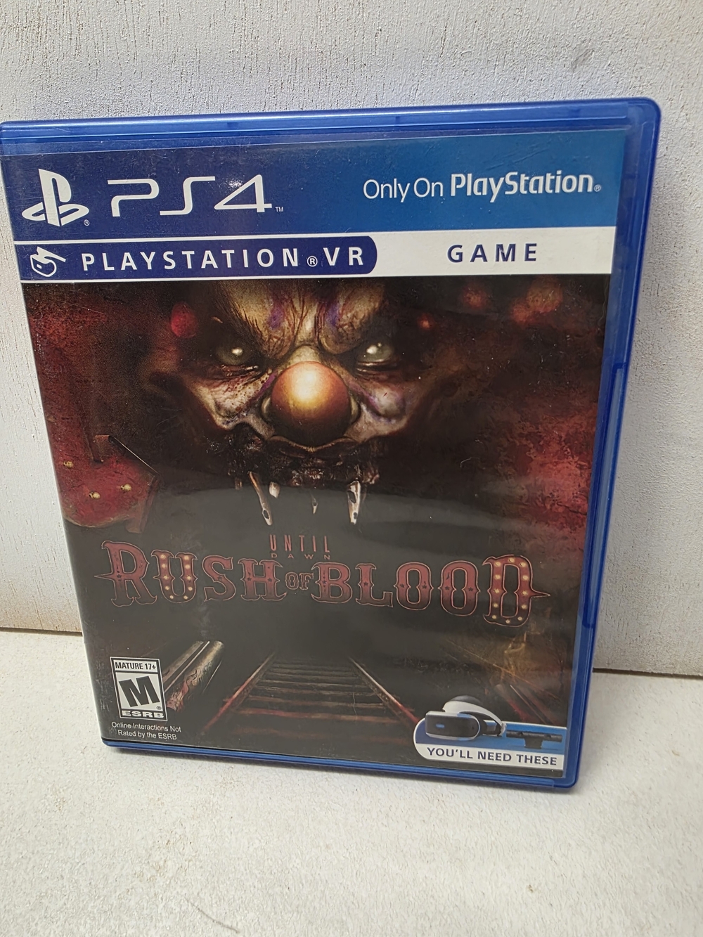 Until Dawn Rush of Blood PS4 PlayStation VR PSVR Tested Working